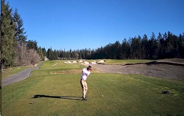 Video thumbnail: Amateur golfer using ZeroGolfTee tee